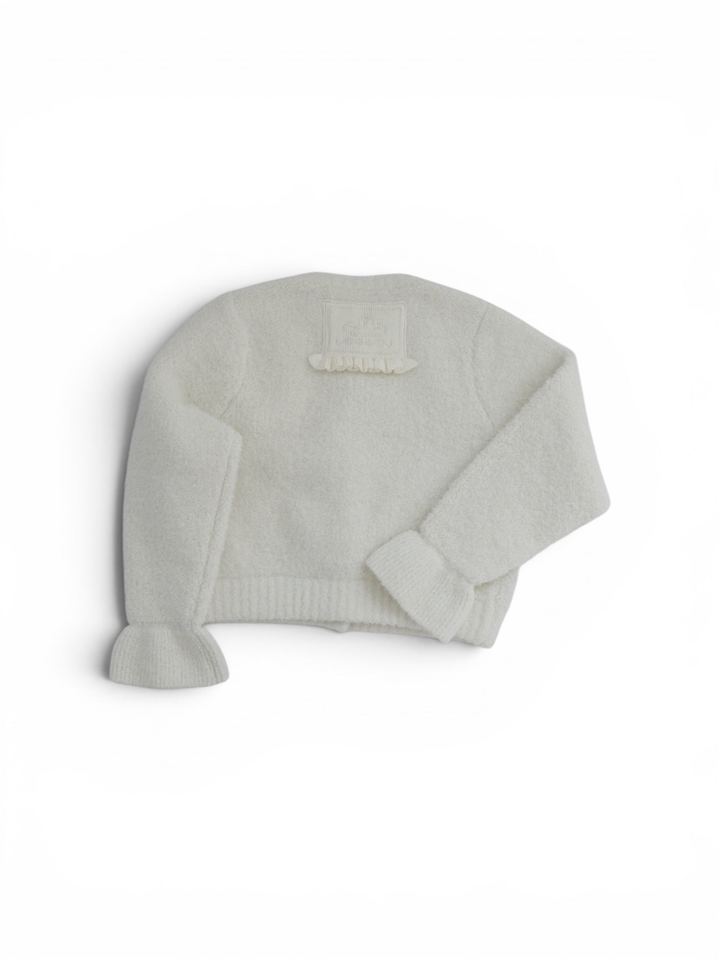 Loop Yarn Frill Cardigan/2color