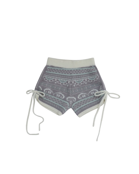 Fair lsle pattern pants/2color