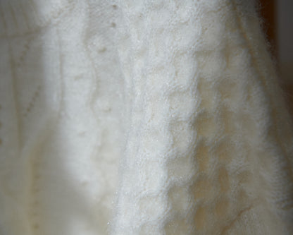 Feather cable pullover/2color