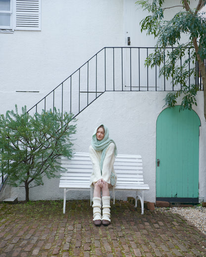 Fur yarn muffler/4color