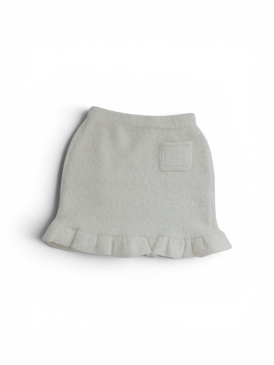 Loop Yarn Frill Skirt/2color