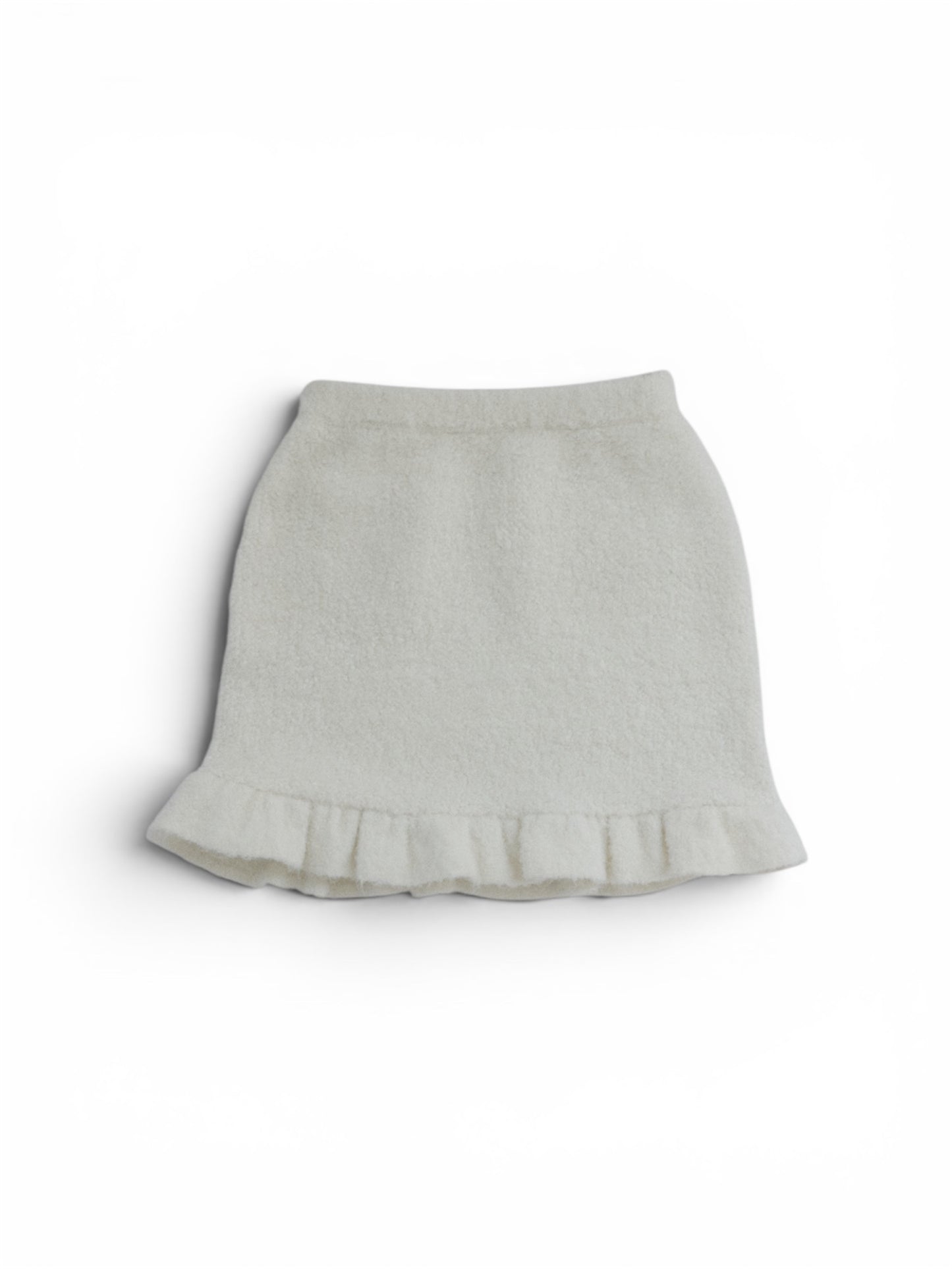 Loop Yarn Frill Skirt/2color