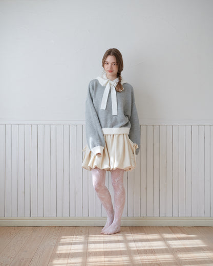 Ribbon Hoodie/2color