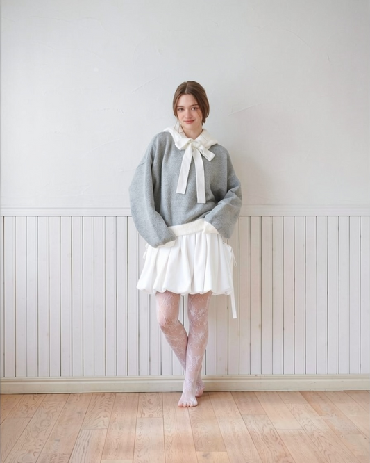 Ribbon Hoodie/2color