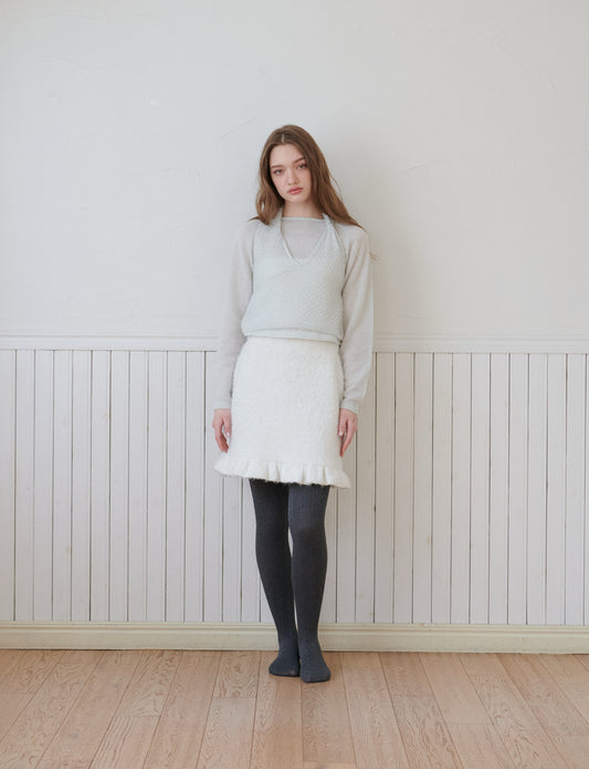 Layered pullover/2color