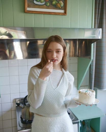 Layered pullover/2color