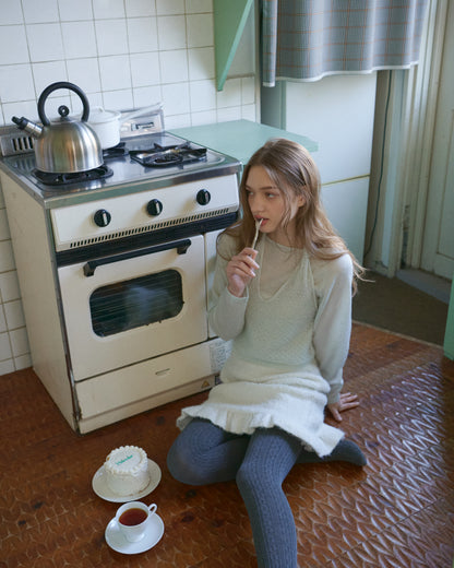 Layered pullover/2color