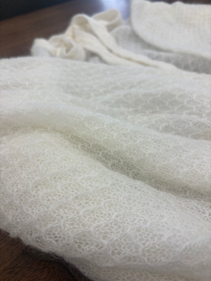 Volume sleeve ribbon pullover/2color